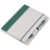 Notes z linjką i długopisem REGALI P056299A zielony