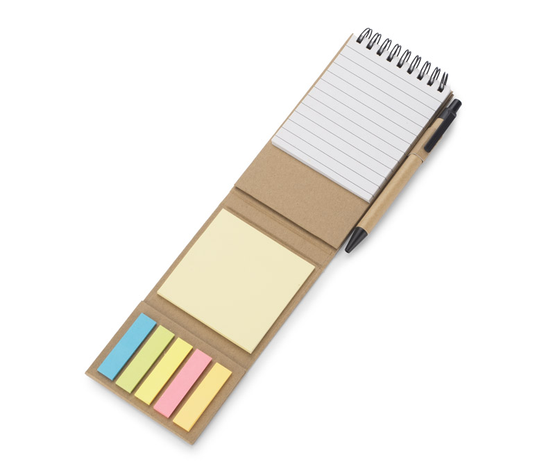 Zestaw karteczek z długopisem ZENTO P056535A