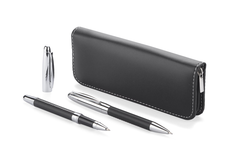 Zestaw piśmienniczy ELEGANCE P002360A czarny