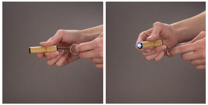 Latarka z brelokiem DULO P056603A