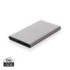 Power bank 4000 mAh z aluminium z recyklingu P054746X antracytowy