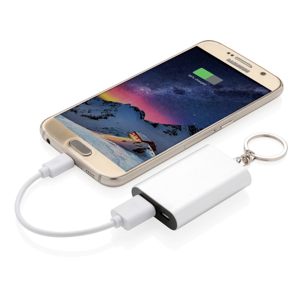 Power bank 1000 mAh, brelok do kluczy P008000X