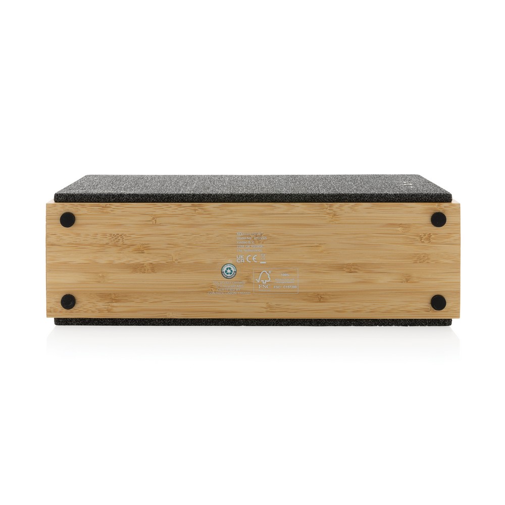 Bambusowy głośnik bezprzewodowy 20W Wynn P044963X