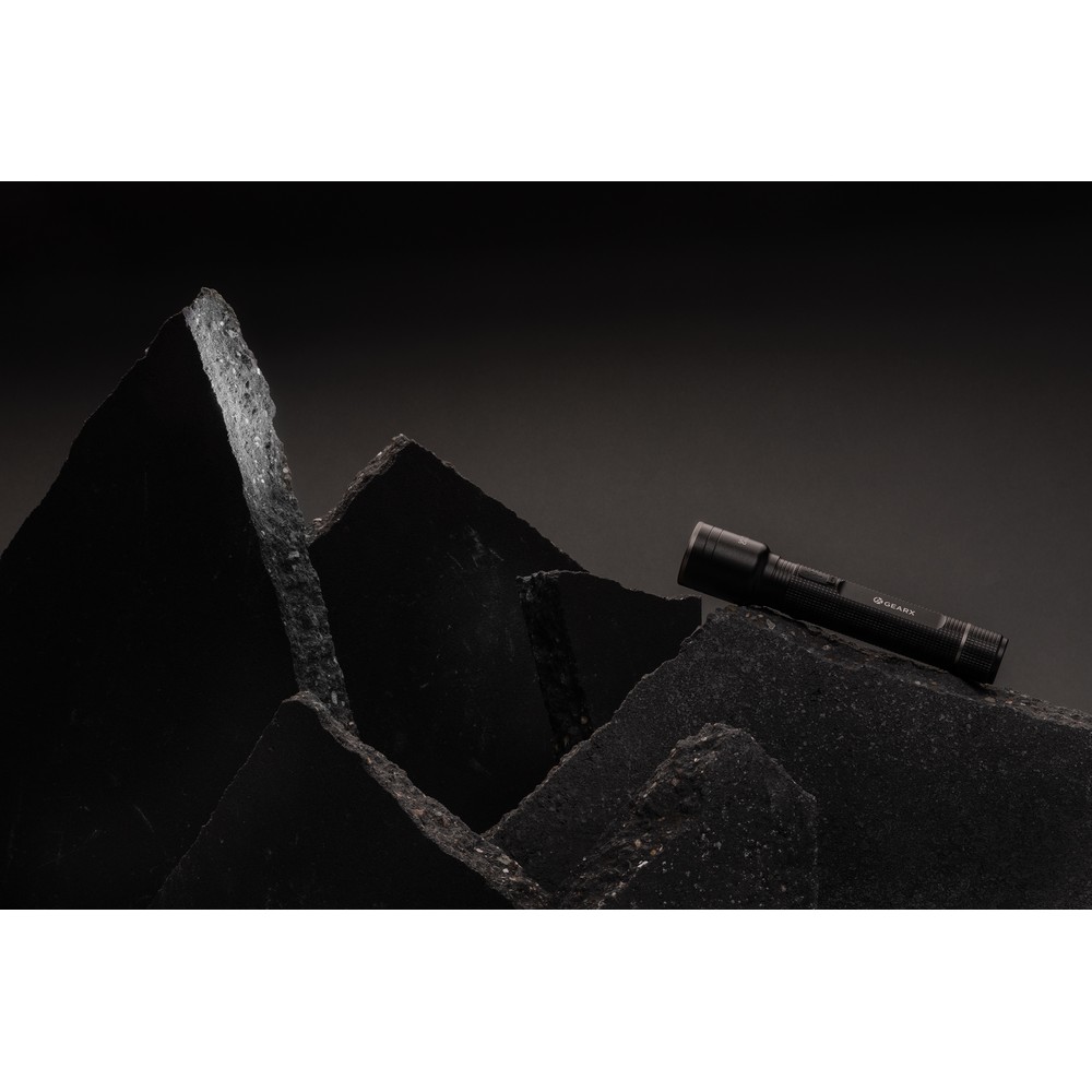 Latarka Gear X, ładowana przez USB, aluminium z recyklingu P051912X