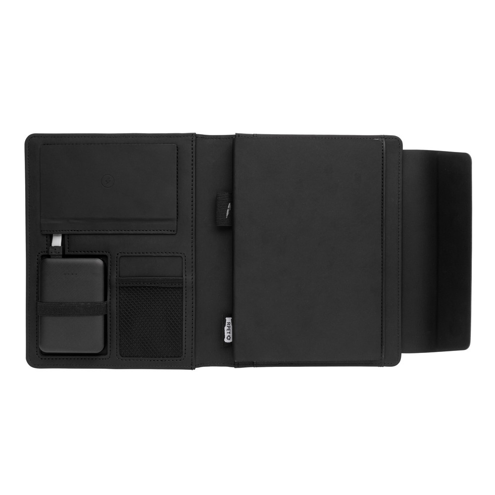 Teczka konferencyjna A5 Fiko, ładowarka bezprzewodowa P009898X