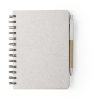 Notatnik ok. A5 ze słomy pszenicznej, długopis P009251X