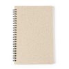 Notatnik ok. A5 ze słomy pszenicznej P043755X neutralny