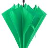 Duży wiatroodporny parasol automatyczny P008713X zielony