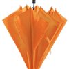 Duży wiatroodporny parasol automatyczny P008713X pomarańczowy