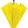 Duży wiatroodporny parasol automatyczny P008713X żółty