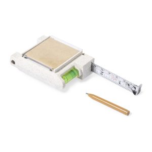 Miara 3m ze słomy pszenicznej, poziomica, notatnik, długopis P047785X AX-V1031-00