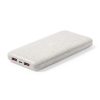 Bezprzewodowy power bank 8000 mAh ze słomy pszenicznej, ładowarka bezprzewodowa 10W P047840X