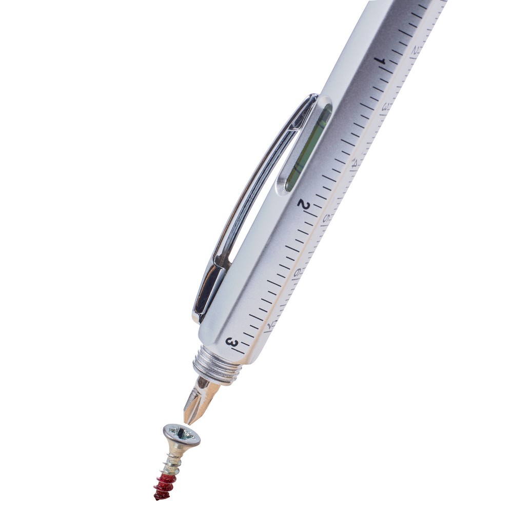 Długopis wielofunkcyjny, linijka, poziomica, touch pen P008729X