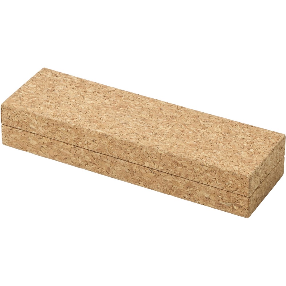 Korkowy zestaw piśmienniczy, długopis i pióro kulkowe P009142X