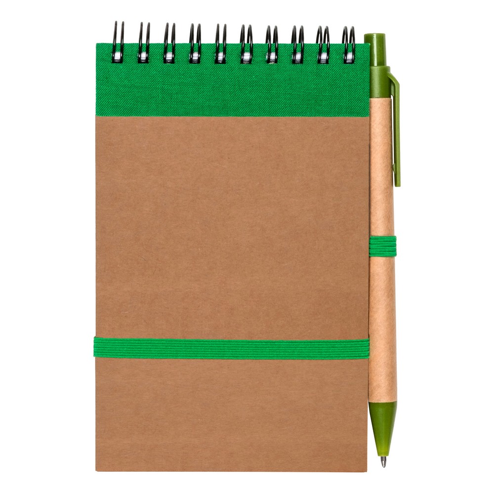 Notatnik ok. A6 z długopisem | Chapman P006547X zielony