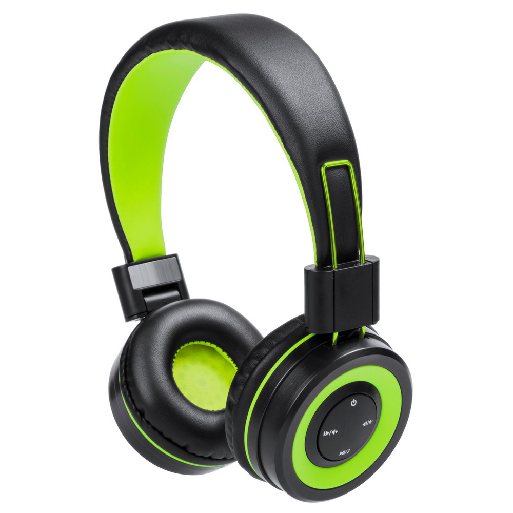 Składane bezprzewodowe słuchawki nauszne P008053X zielony
