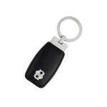 Breloczek na klucze Double B Black & Chrome P108966P