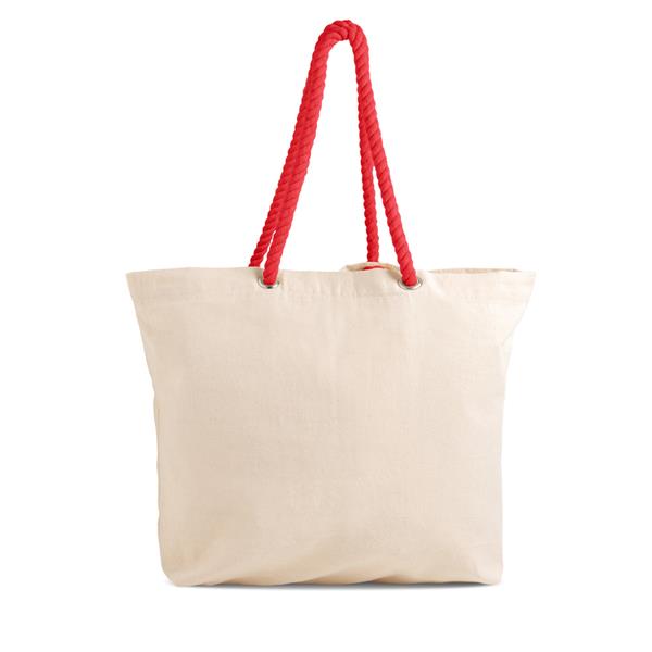 Płócienna torba z uchwytami ściąganymi sznurkiem. / Abano P108819P PM-IP311179-W