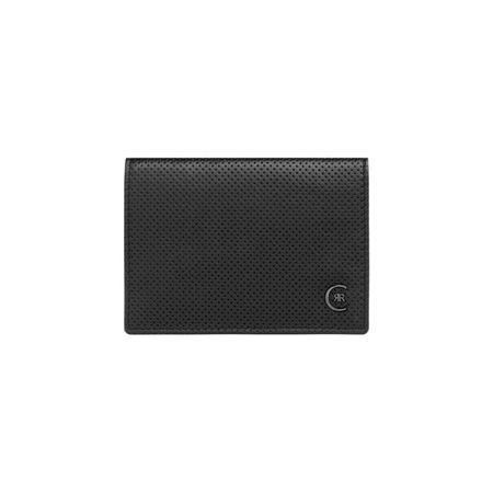 Card holder with flap Islington Black P109087P