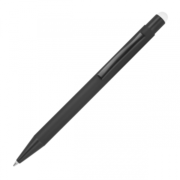 Długopis metalowy touch pen soft touch OHARA P109218G biały