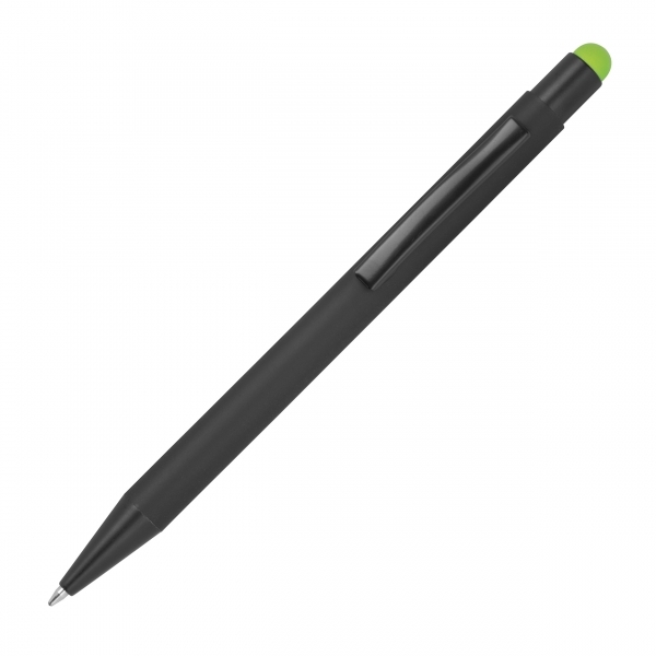 Długopis metalowy touch pen soft touch OHARA P109218G jasnozielony
