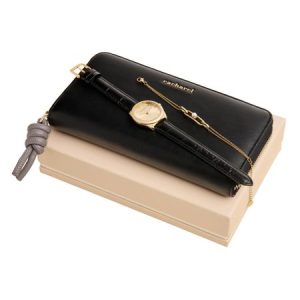 Zestaw upominkowy Cacharel portfel, zegarek i bransoletka CEL536A + CJB536E + CMN534A P108891P PM-CPLN534A