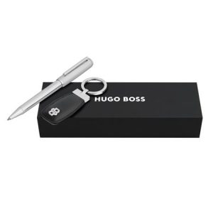 Zestaw upominkowy Hugo Boss długopis i brelok HAK519B + HSL5654B P108987P PM-HPBK565B