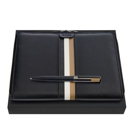 Zestaw upominkowy Hugo Boss teczka i długopis HSS5434A + HTM521A P109000P PM-HPBM543A