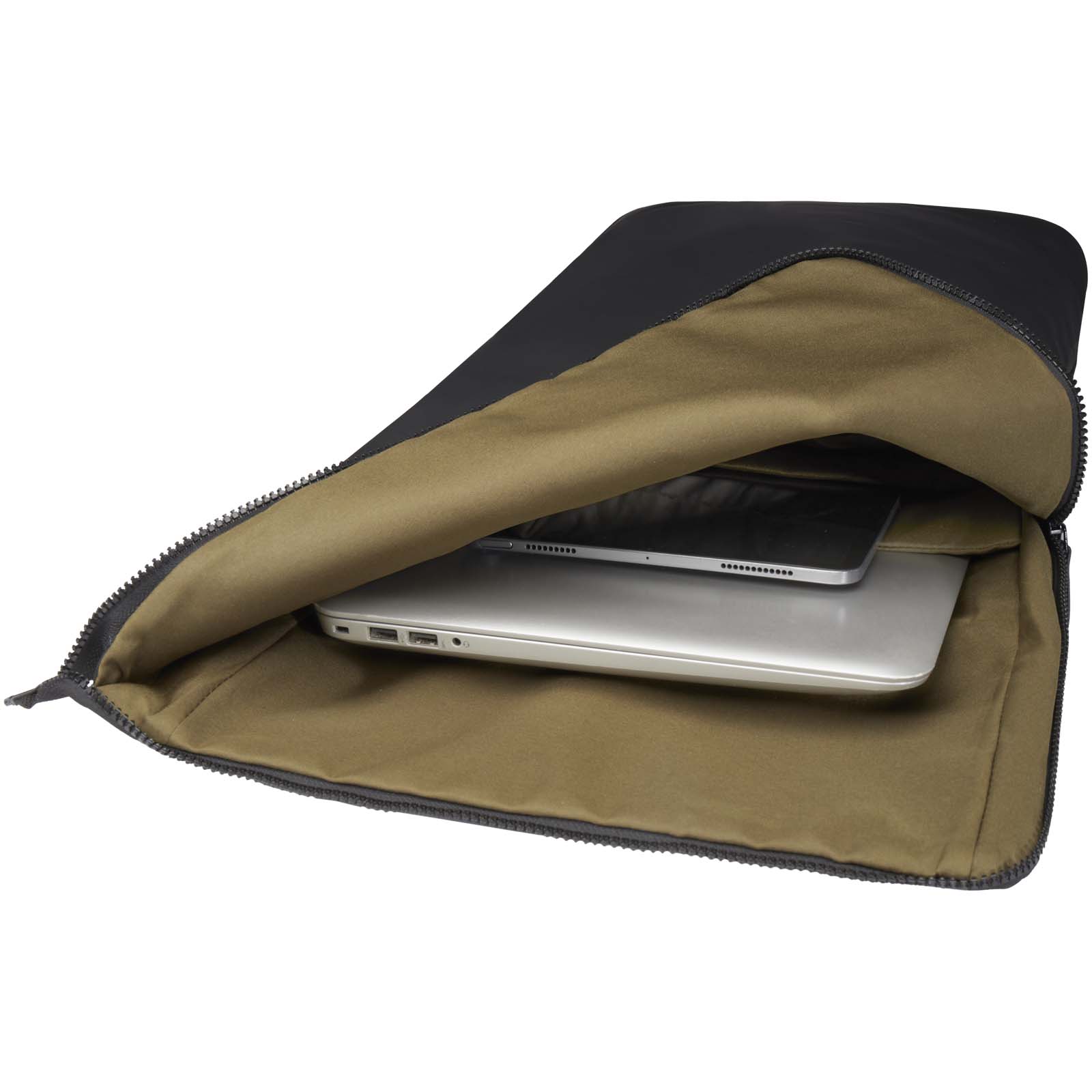 Plecak na laptopa 15,6" Turner z materiałów recyklingowanych GRS, o pojemności 12 l, ze zwijaną klapą P109826C