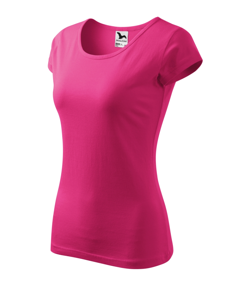 Koszulka damska Pure P022272F czerwień purpurowa