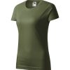 Koszulka damska Basic P021550F khaki