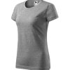 Koszulka damska Basic P021550F ciemnoszary melanż
