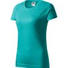 Koszulka damska Basic P021550F szmaragdowy