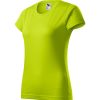 Koszulka damska Basic P021550F limetka