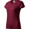 Koszulka damska Basic P021550F garnet