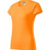 Koszulka damska Basic P021550F mandarynkowy