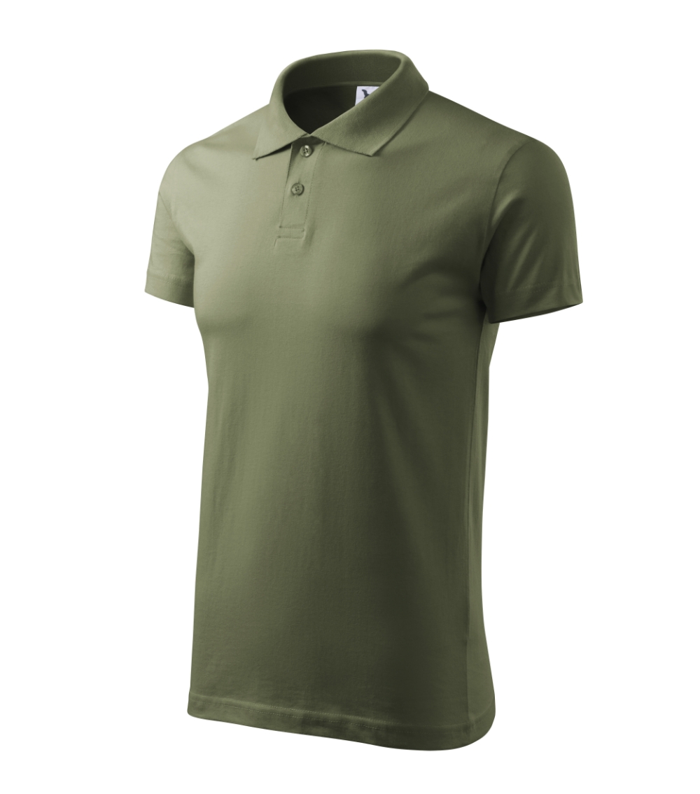 Koszulka polo męska Single J. P022802F khaki