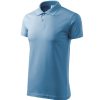 Koszulka polo męska Single J. P022802F lazurowy