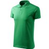 Koszulka polo męska Single J. P022802F zieleń trawy