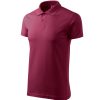 Koszulka polo męska Single J. P022802F garnet