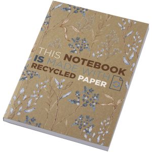 Notatnik A5 Novella Austen z miękką okładką z materiału z recyklingu, papier pakowy — 100 kartek P109956C PFC-21026406