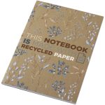 Notatnik A5 Novella Austen z miękką okładką z materiału z recyklingu, papier pakowy — 50 kartek P109957C