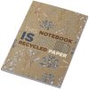 Notatnik A6 Novella Austen z miękką okładką z materiału z recyklingu, papier pakowy — 50 kartek P109959C 1 Notatnik A6 Novella Austen z miękką okładką z materiału z recyklingu, papier pakowy — 50 kartek P109959C