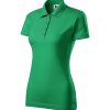 Koszulka polo damska Single J. P025879F zieleń trawy