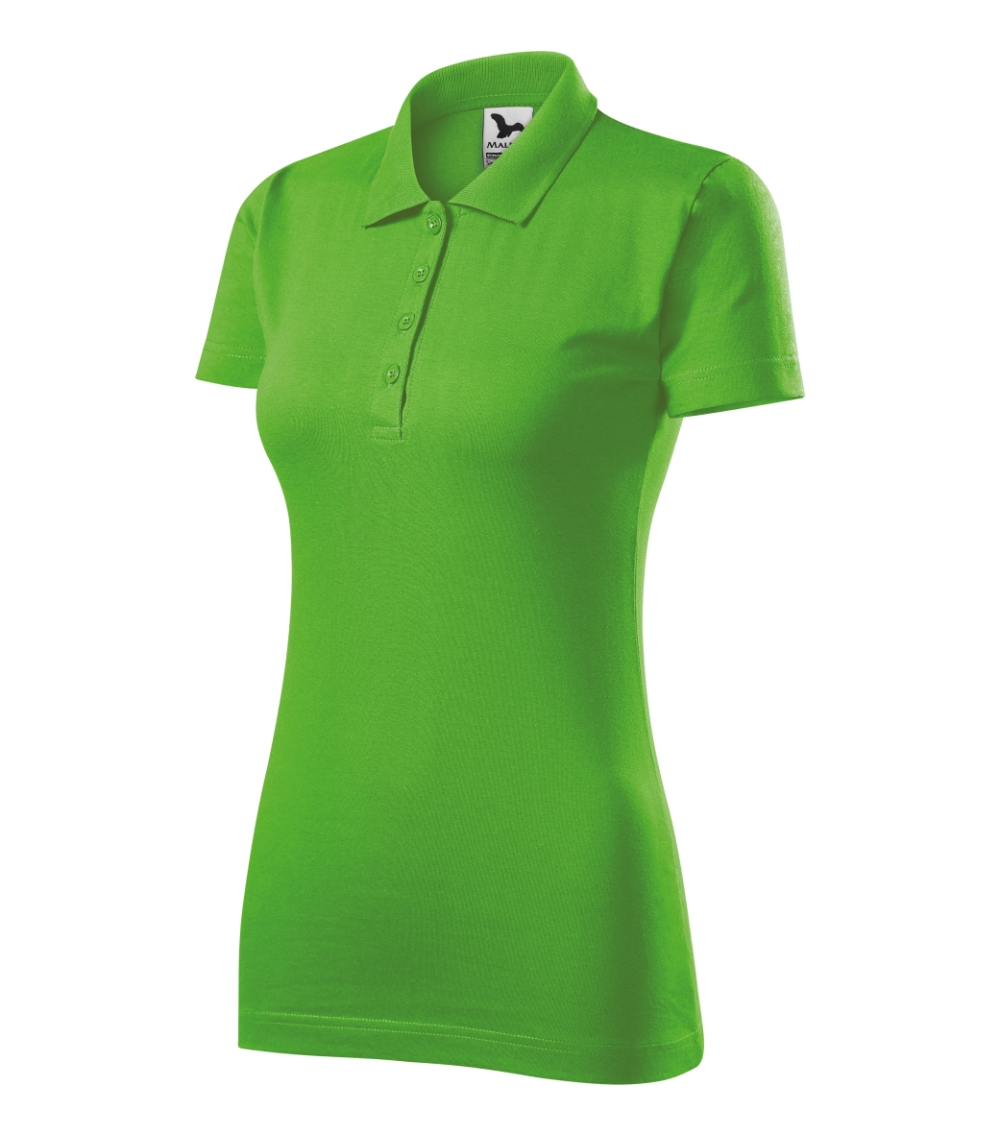 Koszulka polo damska Single J. P025879F green apple