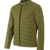 Kurtka hybrydowa męska Cross P083646F zieleń avocado