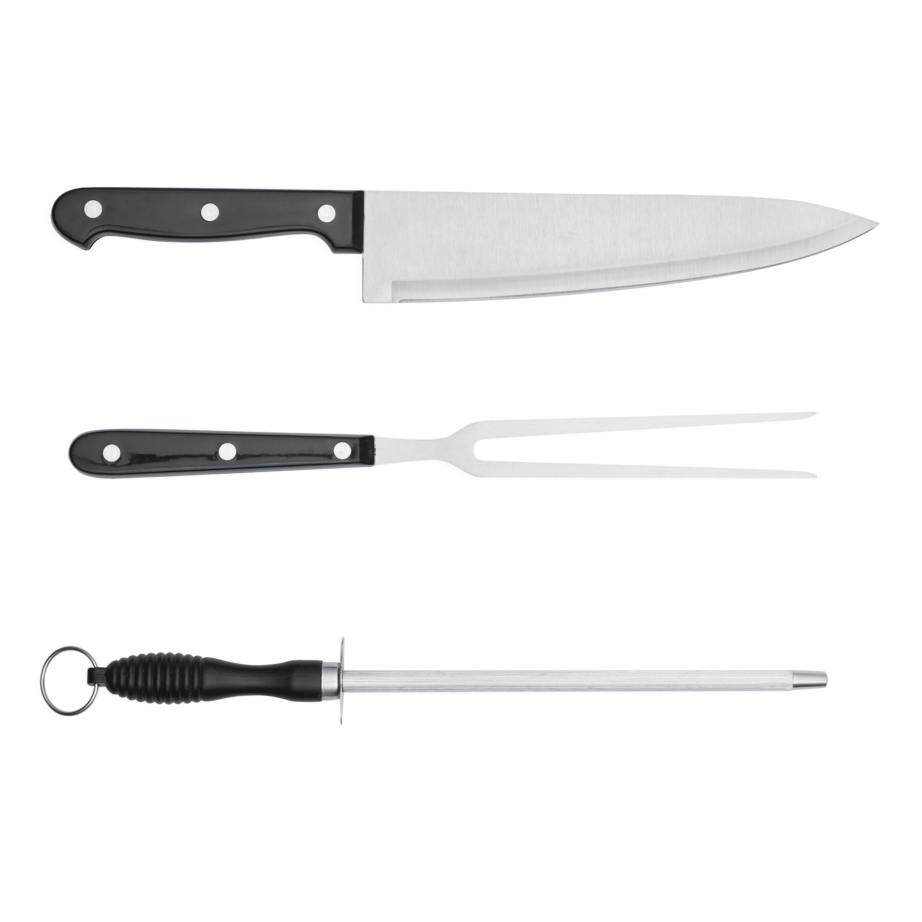 3-częściowy zestaw ze stali nierdzewnej CARVE P004479I