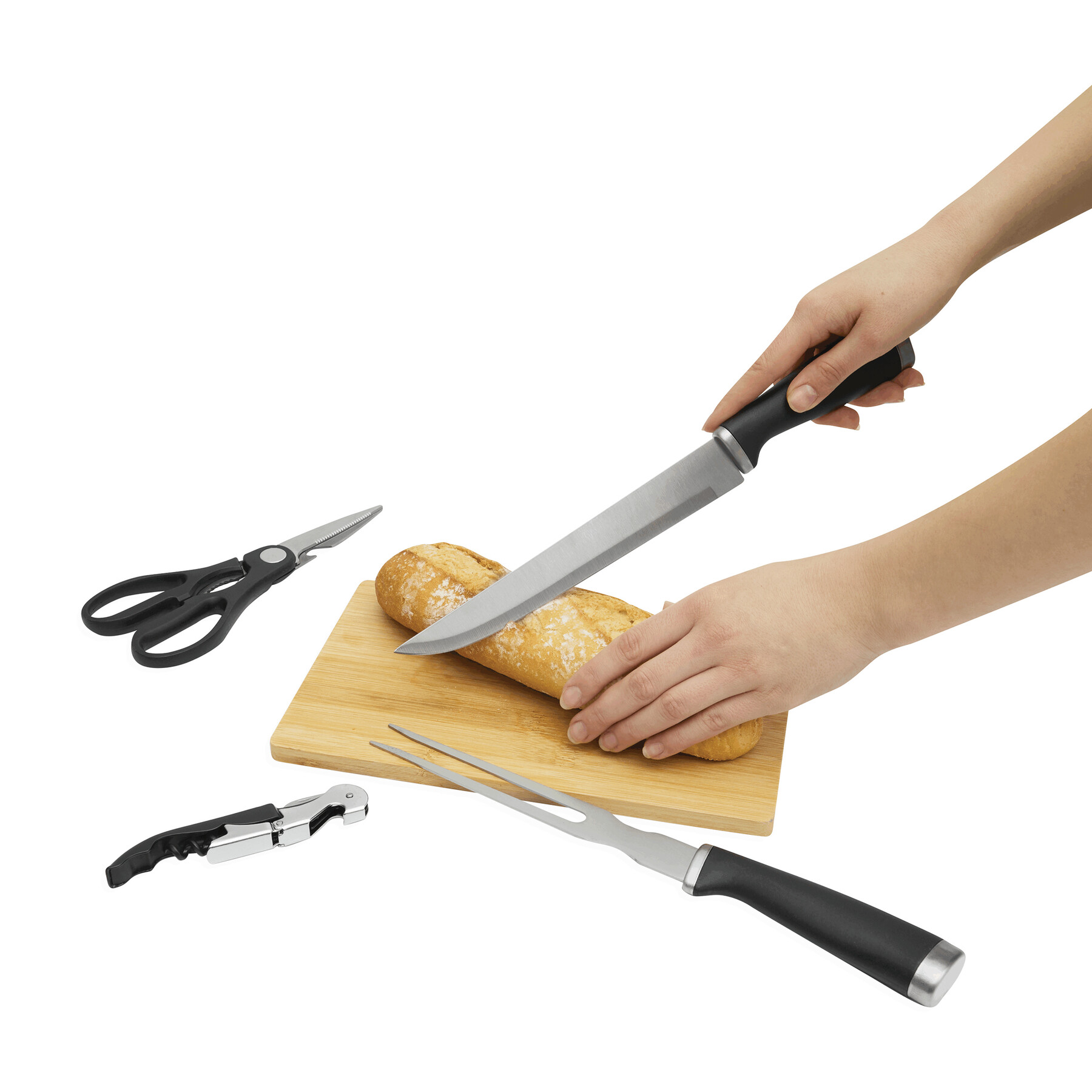 Zestaw do krojenia ze stali nierdzewnej ROASTY P006281I