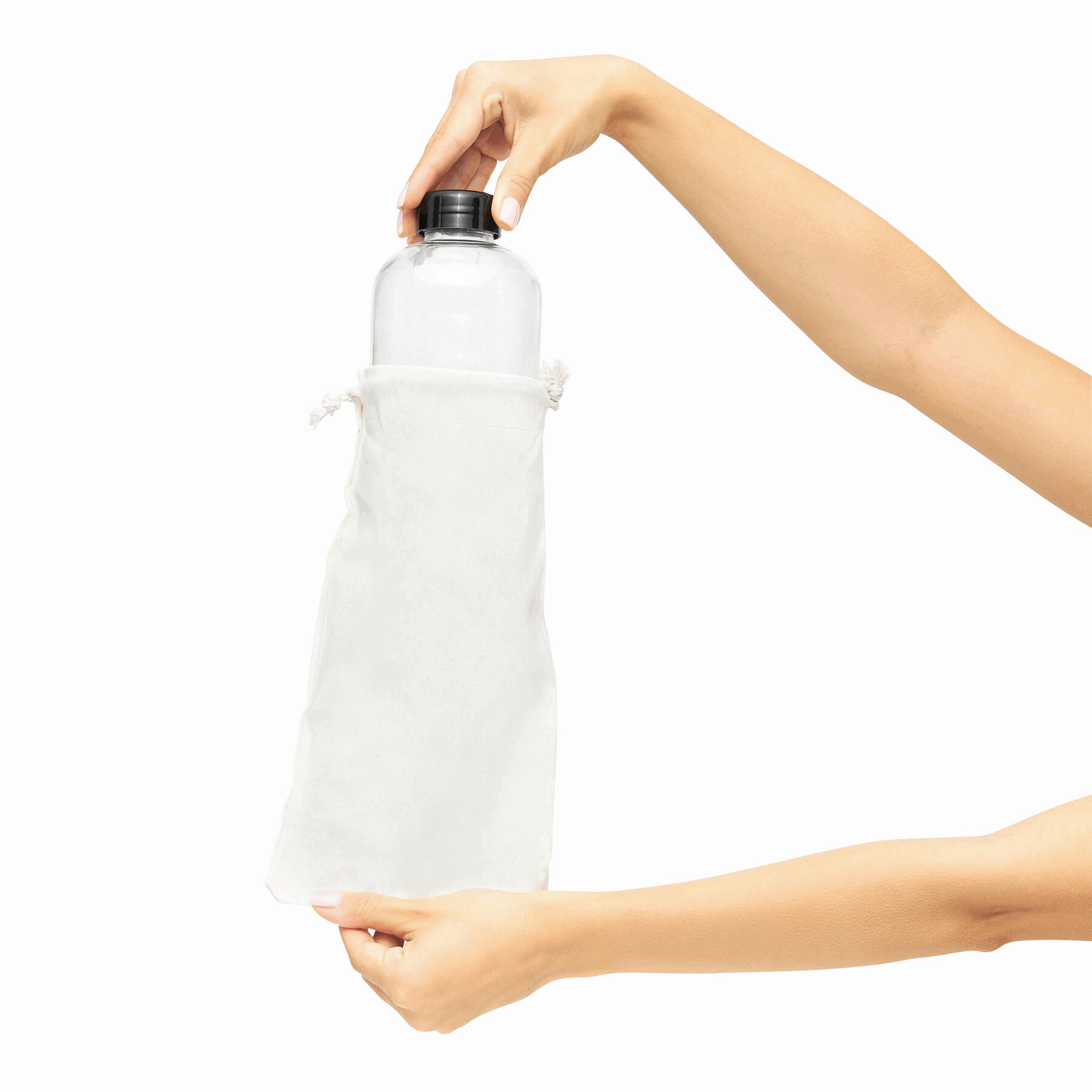 Szklana butelka do picia DRINK HEALTHY P006375I