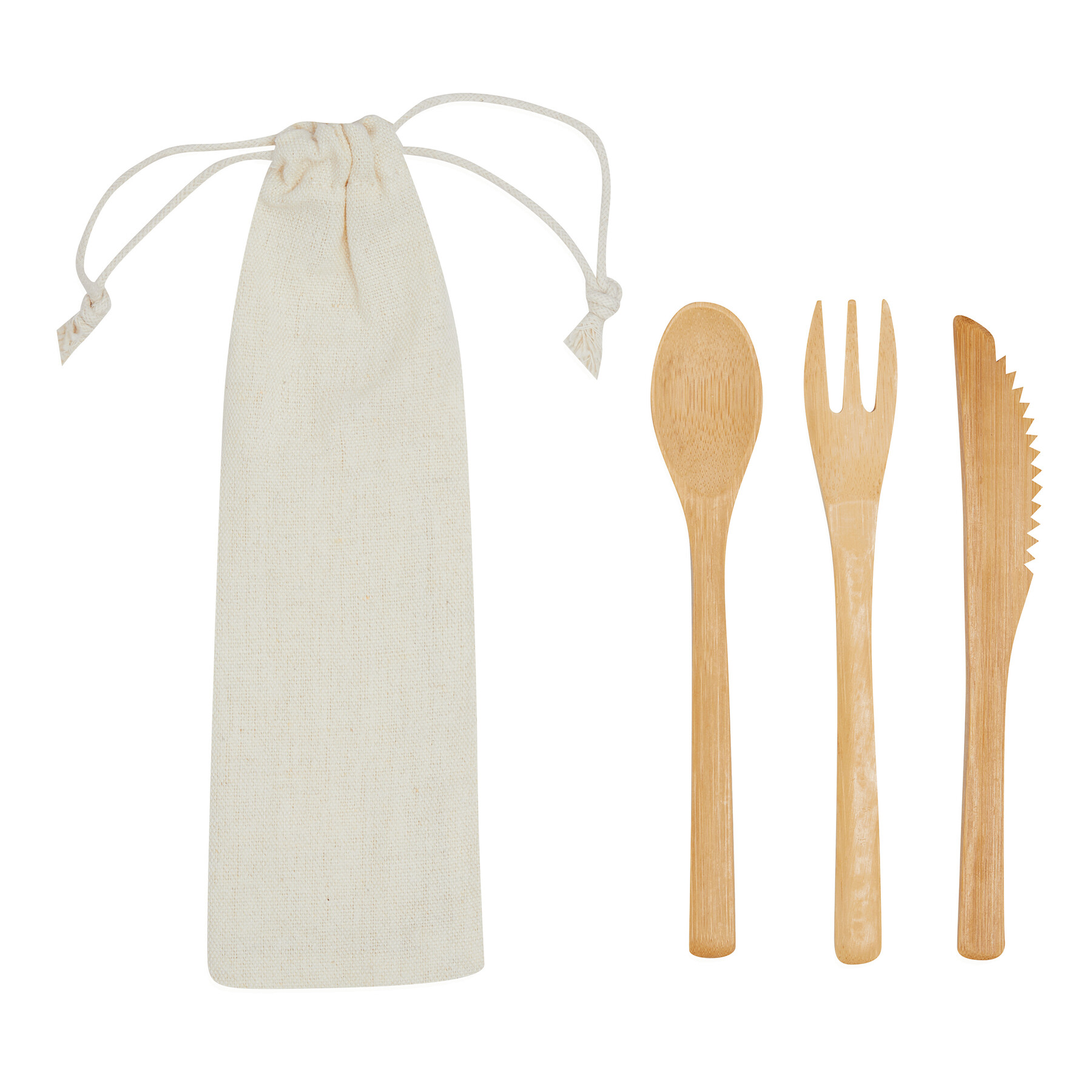 Zestaw sztućców bambusowych NATURAL TRIP P006128I